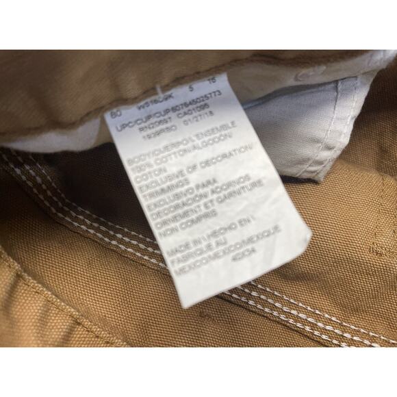 Dickies Carpenter Pants Men's 40x32 Brown Canvas Work Wear Distressed - Picture 7 of 7